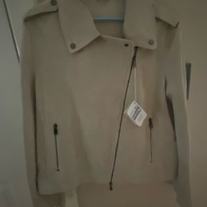 Brunello Cucinelli biker jacket suede